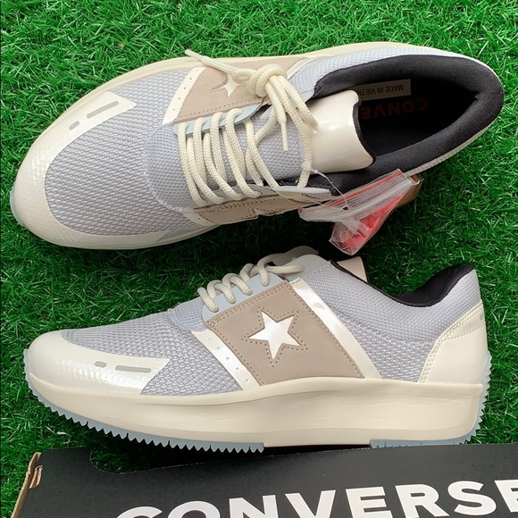 CONVERSE RUN STAR OX PURE PLATINUM/VINTAGE WHITE M - Picture 13 of 16